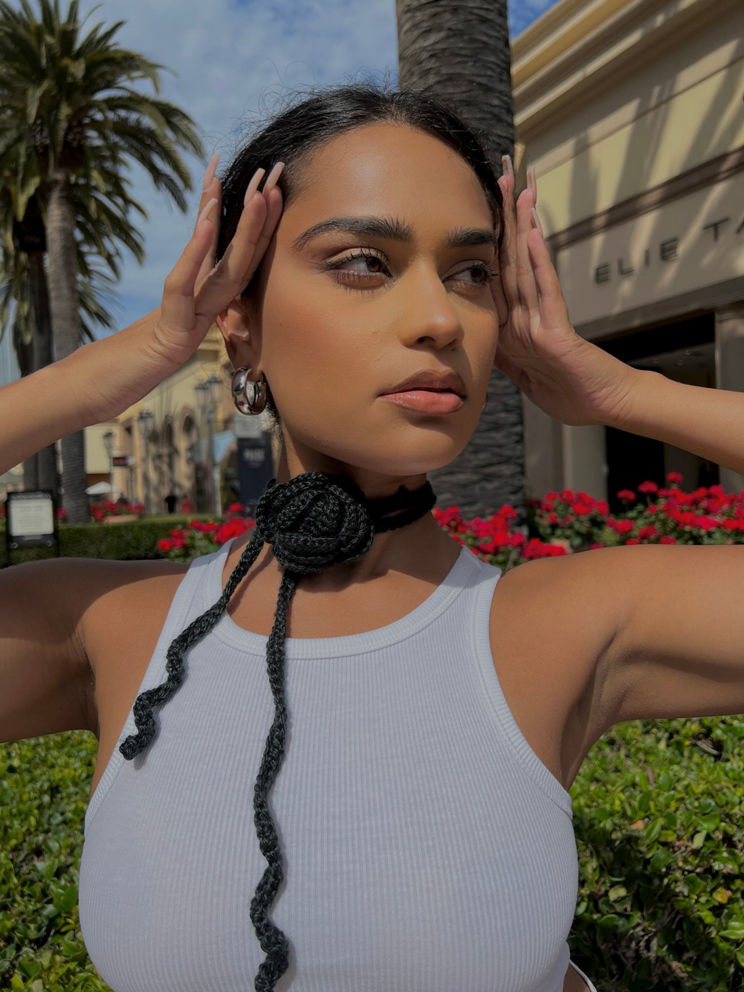 Black Rose Choker