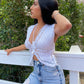 Butterfly Crochet Top